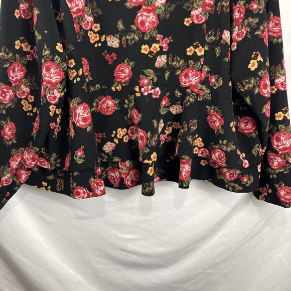 ModCloth Floral Lined Blazer Womens Size 4X - Picture 8 of 11
